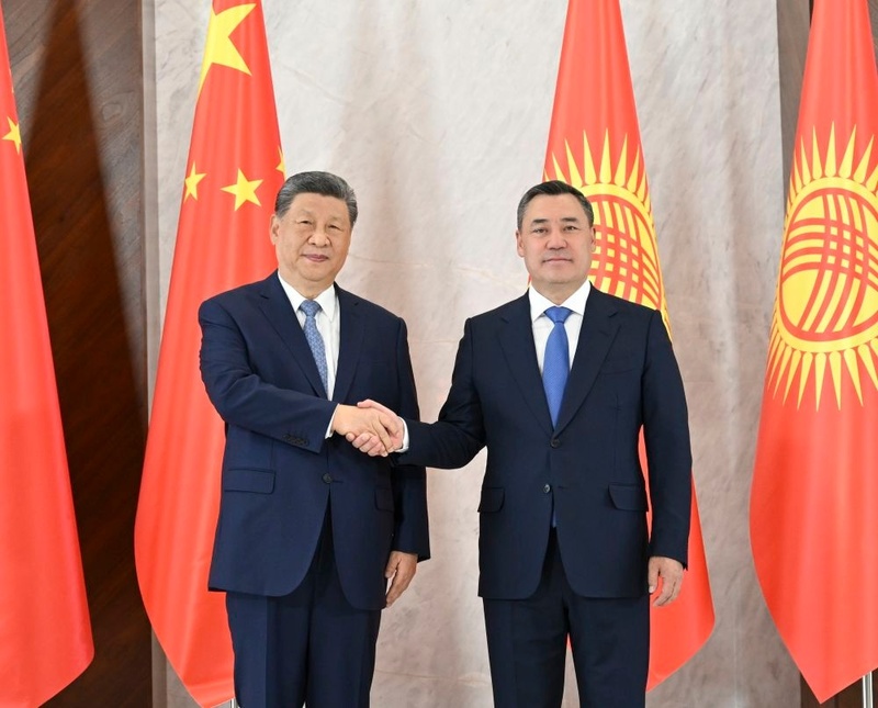 Xi Jinping diz que China está pronta para trabalhar com Quirguistão para fortalecer alinhamento das estratégias de desenvolvimento