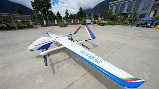 Xizang utiliza drones para monitorar possíveis riscos na áerea afetada do Porto de Gyirong