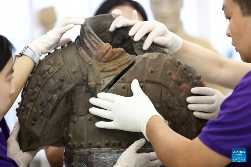 Tecnologia impulsiona a conservação e restauração dos Guerreiros de Terracota em Shaanxi