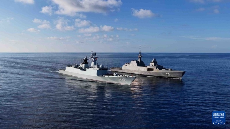 China e Singapura concluem exercício marítimo conjunto