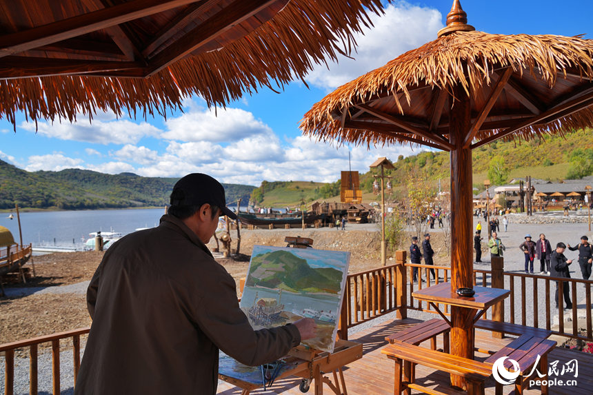 Vila de pescadores é revitalizada e impulsiona turismo em Jilin, no nordeste da China