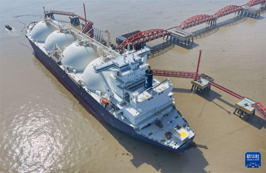 Jiangsu: Porto de Yangkou em Rudong torna-se um polo de energia offshore